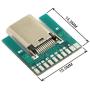 CY DIY 24pin USB 3.1 Type C Female Socket Connector SMT Type with PC Board