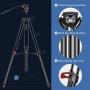 Neewer Professional Heavy Duty Video Tripod 77 inches Aluminum Alloy with 360 Degree Fluid Drag Head, Quick Shoe Plate/Bubble level for Nikon Canon DSLR Cameras Video Camcorders, Load up to 26.5 Pound