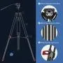 Neewer Professional Heavy Duty Video Tripod 77 inches Aluminum Alloy with 360 Degree Fluid Drag Head, Quick Shoe Plate/Bubble level for Nikon Canon DSLR Cameras Video Camcorders, Load up to 26.5 Pound