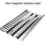 Hisencn 3Pack Grill Replacement Parts Stainless Steel Heat Plate, Heat Shield, Deflector, Burner Cover Replacement for Select DCS 27, 27DBQ, 36, 36DBQ, 48DBQ Gas Grill Models (18 5/8'' x 9 7/8'')