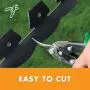 EasyFlex Dimex Scallop Top Plastic No-Dig Edging Project Kit, 100-Feet (3210-100C) EasyFlex Dimex Scallop Top Plastic No-Dig Edging Project Kit, 100-Feet (3210-100C)