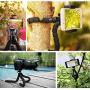 MAEXUS Camera Flexible Tripod, Phone Tripod with Bluetooth Remote and Universal Clip, 360° Adjustable Mini Travel Tripod Portable Camera Stand Holder for Android Selfie SLR Sports Camera