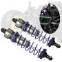 RC Car Shock Absorber, 1 Pair Metal Shock Absorber Damper for 1/10 RC Car Spare Parts Accessory(105mm)