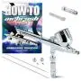 PointZero Dual-Action 7cc Gravity-Feed Airbrush 3 Tip Set (.2mm .3mm .5mm) PointZero Dual-Action 7cc Gravity-Feed Airbrush 3 Tip Set (.2mm .3mm .5mm)