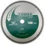 TOMAX 12-Inch 100 Tooth TCG Aluminum and Non-Ferrous Metal Saw Blade with 1-Inch Arbor