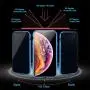 Anti-Spy Anti-Peeping Privacy Magnetic Case for iPhone 11 Clear Double Sided Tempered Glass [Magnet Absorption Metal Bumper Frame] Thin Anti-Spy 360 Full Protective Phone Case (Blue, 11 6.1'')