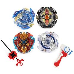 Elfnico Bey Battle Gyro Burst Battle Evolution Metal Fusion Attack Set with 4D Launcher Grip Battle Set