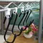 Fall Prevention Metal Wire Shelf S Hooks Rack Hangers Untensil Hanging Hooks Shelves Hooks, Accessories Hangers for Warehouse, Garage, Kitchen, Office, Garden Grills (20 Pcs/Black) Fall Prevention Metal Wire Shelf S Hooks Rack Hangers Untensil Hanging Hooks Shelves Hooks, Accessories Hangers for Warehouse, Garage, Kitchen, Office, Garden Grills (20 Pcs/Black)