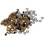 Mxfans 20pcs Metal 2 MM Pushrod Linkage Stopper for RC Airplane Helicopter with Screw and Nut