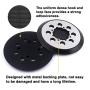 YIJIANG 3 Packs Metal 5 inch 8 Hole Hook & Loop Replacement Sander Pad Compatible with DeWalt DWE6421/6421K, DWE6423/6423K, DCW210B Random Orbital Sander Replace for Pad Part Number DWE64233 & N329079