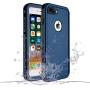 Cozycase Waterproof Case for iPhone 8 Plus/iPhone 7 Plus Case, Shockproof Full-Body Rugged Case with Built-in Screen Protector for Apple iPhone 8 Plus / 7 Plus - (Blue)
