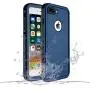 Cozycase Waterproof Case for iPhone 8 Plus/iPhone 7 Plus Case, Shockproof Full-Body Rugged Case with Built-in Screen Protector for Apple iPhone 8 Plus / 7 Plus - (Blue)