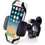 Metal Bike & Motorcycle Phone Mount - for Any Smartphone (iPhone 12 Pro, Xr, SE, Max, S20). Unbreakable Handlebar Cell Phone Holder for Bike & Bicycle