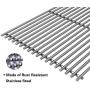 SHINESTAR 7639 Grill Grates for Weber Spirit 300 Series, Genesis Silver B C, Genesis Gold B C, Heavy Duty Stainless Steel (17.3 x 11.8)
