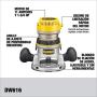 DEWALT Router, Fixed Base, 1-3/4-HP (DW616) DEWALT Router, Fixed Base, 1-3/4-HP (DW616)
