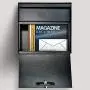 Mail Boss 7162 Metro, Black High Capacity Wall Mounted Locking Security Mailbox,Medium Mail Boss 7162 Metro, Black High Capacity Wall Mounted Locking Security Mailbox,Medium