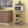 Function Home 5 Tier Wire Shelving Metal Storage Rack Shelving Unit Storage Shelf Pantry Food Shelf Plant Shelves for Kitchen Living Room Office Garage in Grey