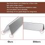 QuliMetal 7636 15.3 Inches Flavor Bars for Weber Spirit 300 E310 E320 E330 S310 S320 S330, Stainless Steel Grill Parts for Weber Spirit 300 Series Heat Plates (with Front Control Knobs), 16 GA