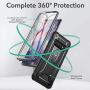 YOUMAKER Case for Galaxy S10, Kickstand Case with Built-in Screen Protector Heavy Duty Protection Shockproof Full Body Slim Fit Cover for Samsung Galaxy S10 6.1 inch - Black