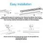 FaithSail 4FT LED Wraparound 40W Wrap Light, 4400lm, 4000K Neutral White, 4 Foot LED Shop Lights for Garage, 48 Inch LED Light Fixtures Ceiling Mount Office Light, Fluorescent Tube Replacement, 4 Pack FaithSail 4FT LED Wraparound 40W Wrap Light, 4400lm, 4000K Neutral White, 4 Foot LED Shop Lights for Garage, 48 Inch LED Light Fixtures Ceiling Mount Office Light, Fluorescent Tube Replacement, 4 Pack