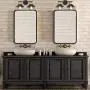 EPRICA Wall Mirror for Bathroom, Rectangle Mirror with 1” Black Metal Frame for Bathroom, Entryway, Living Room & More, Hangs Horizontal Or Vertical (30 x 20”) EPRICA Wall Mirror for Bathroom, Rectangle Mirror with 1” Black Metal Frame for Bathroom, Entryway, Living Room & More, Hangs Horizontal Or Vertical (30 x 20”)