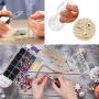 EuTengHao Jewelry Making Supplies Kit Jewelry Repair Tool Set with Jewelry Pliers Beading Wires Open Jump Ring Lobster Clasps Necklace Cord Ribbon Ends Jewelry Findings Making for Jewelry DIY Supplies