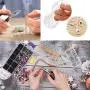 EuTengHao Jewelry Making Supplies Kit Jewelry Repair Tool Set with Jewelry Pliers Beading Wires Open Jump Ring Lobster Clasps Necklace Cord Ribbon Ends Jewelry Findings Making for Jewelry DIY Supplies EuTengHao Jewelry Making Supplies Kit Jewelry Repair Tool Set with Jewelry Pliers Beading Wires Open Jump Ring Lobster Clasps Necklace Cord Ribbon Ends Jewelry Findings Making for Jewelry DIY Supplies