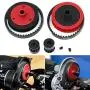 UXELY 1/10 RC Belt Drive Transmission Gears System, RC Car Crawler Axial Upgrade DIY Parts, Stable Belt Drive Transmission Gears, for SCX10 90046 UXELY 1/10 RC Belt Drive Transmission Gears System, RC Car Crawler Axial Upgrade DIY Parts, Stable Belt Drive Transmission Gears, for SCX10 90046