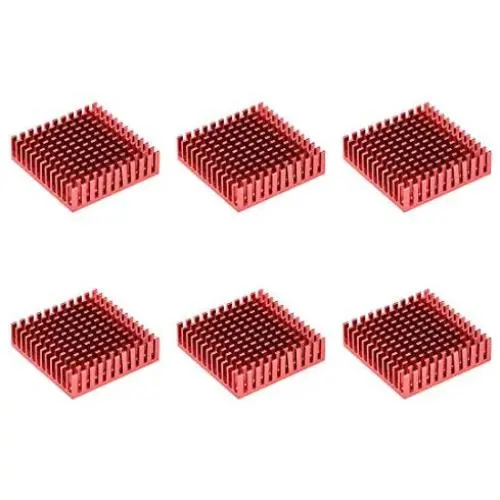 uxcell Electronic Radiators Heatsink for Stepper Motor,3D Printer 40x40x11mm Red 6pcs uxcell Electronic Radiators Heatsink for Stepper Motor,3D Printer 40x40x11mm Red 6pcs