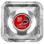 Gas Burner Liners (50 Pack) Disposable Aluminum Foil Square Stove Burner Covers - 8.5 Inch Gas Range Protector Bibs Keep Stove Clean - Foil Liners to Catch Oil, Grease and Food Spills Gas Burner Liners (50 Pack) Disposable Aluminum Foil Square Stove Burner Covers - 8.5 Inch Gas Range Protector Bibs Keep Stove Clean - Foil Liners to Catch Oil, Grease and Food Spills
