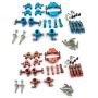 EAPTS RC Car Metal Full Set, RC Crawler Metal Full Set, Metal Full Set Shock Absorber Upgrade Parts for Wltoys 1/28 P929 P939 K979 K989 K999 K969 RC Car Crawler Car Accessories RC Parts Kit