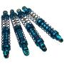 4Pcs Aluminum Metal Suspension Shock Absorbers Spring Set for 1/10 RC Axial SCX10 D90 CC01 Crawler Accessories (100mm)
