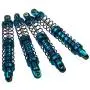 4Pcs Aluminum Metal Suspension Shock Absorbers Spring Set for 1/10 RC Axial SCX10 D90 CC01 Crawler Accessories (100mm)