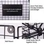X-cosrack Metal Wire Basket Wall Mount, 3 Tier Wall Storage Basket Organizer with Hanging Hooks Chalkboards, Rustic Kitchen Fruit Produce Bin Rack Bathroom Tower Baskets (Black) X-cosrack Metal Wire Basket Wall Mount, 3 Tier Wall Storage Basket Organizer with Hanging Hooks Chalkboards, Rustic Kitchen Fruit Produce Bin Rack Bathroom Tower Baskets (Black)