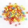 AIEX 1200 Pieces 6 Colors Letter Beads 6 x 6mm Acrylic Alphabet Letter Beads with 2 Roll Crystal Elastic String Cord for DIY Jewelry Bracelet Necklace Making AIEX 1200 Pieces 6 Colors Letter Beads 6 x 6mm Acrylic Alphabet Letter Beads with 2 Roll Crystal Elastic String Cord for DIY Jewelry Bracelet Necklace Making