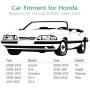 Lantee 20 Pcs 10mm Bumper & Splash Shield Push-Type Retainer Clips with Metal Insert for Honda 91506-S9A-003