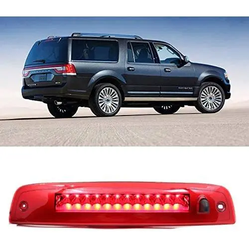 LED 3rd Third High Mount Brake Lights Stop Lamp for 2003-2016 Ford Expedition/Lincoln Navigator (Red Lens) LED 3rd Third High Mount Brake Lights Stop Lamp for 2003-2016 Ford Expedition/Lincoln Navigator (Red Lens)