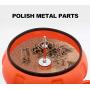 VIYUKI 5LB Vibratory Tumbler Bowl Tumbling Polishing Machine - Polishing Small Metal Parts