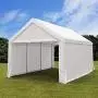 Quictent 10’x20’ Carport Car Canopy Heavy Duty Galvanized Frame Car Shelter with Ground Bar-White Quictent 10’x20’ Carport Car Canopy Heavy Duty Galvanized Frame Car Shelter with Ground Bar-White