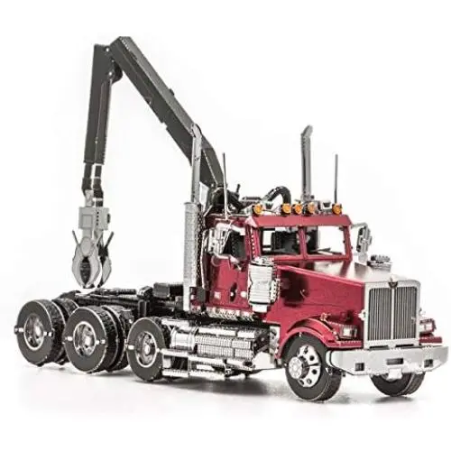 Fascinations Metal Earth Western Star 4900SF Log Truck 3D Metal Model Kit Fascinations Metal Earth Western Star 4900SF Log Truck 3D Metal Model Kit