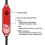 GOgroove AudiOHM RNF Durable Earbuds - Heavy Duty Headphones with Thick Aramid Fiber Reinforced Cable, in-Line Microphone, in-Ear Noise Isolation & Rugged Metal Driver Housing (Nova Red)