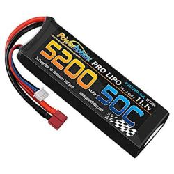 PowerHobby 3S 11.1V 5200mAh 50C Lipo Battery 2 Pack w Deans Plug 3-Cell (2)