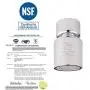 Waternymph NSF Certified Dual-function 2-Flow Kitchen Sink Aerator, 360-Degree Swivel Faucet Aerator Dual Sprayer, with Gasket Faucet Replacement Part - 55/64 Inch-27UNS Female Thread - Chrome- Swivel Waternymph NSF Certified Dual-function 2-Flow Kitchen Sink Aerator, 360-Degree Swivel Faucet Aerator Dual Sprayer, with Gasket Faucet Replacement Part - 55/64 Inch-27UNS Female Thread - Chrome- Swivel