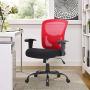 Big and Tall Office Chair 400lbs Desk Chair Mesh Computer Chair with Lumbar Support Wide Seat Adjust Arms Rolling Swivel High Back Task Executive Ergonomic Chair,Red Big and Tall Office Chair 400lbs Desk Chair Mesh Computer Chair with Lumbar Support Wide Seat Adjust Arms Rolling Swivel High Back Task Executive Ergonomic Chair,Red