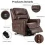 Mecor Power Lift Chair Dual Motor PU Leather Lift Recliner for Elderly Lay Flat Sleeper Recliner with Massage/Heat/Vibration/Remote Control/Side Pockets for Living Room Mecor Power Lift Chair Dual Motor PU Leather Lift Recliner for Elderly Lay Flat Sleeper Recliner with Massage/Heat/Vibration/Remote Control/Side Pockets for Living Room