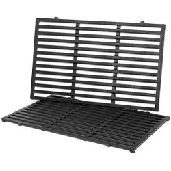 QuliMetal 7638 17.5 Inches Cooking Grates for Weber Spirit 300 Series, Spirit 700, Genesis Silver Gold Platinum B/C, Genesis 1000-3500, Weber 900 Gas Grills, Case Iron Grill Grate for Weber 7639 7525