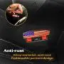JUSTTOP 2-Pack Car Seat Belt Clip, Car Seat Belt Silencer Metal Tongue, Seat Safety Belt Buckle Auto Metal Seat, Universal for Most Vehicle-American Flag JUSTTOP 2-Pack Car Seat Belt Clip, Car Seat Belt Silencer Metal Tongue, Seat Safety Belt Buckle Auto Metal Seat, Universal for Most Vehicle-American Flag