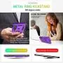Motorola G Power Case, Moto G Power Phone Case with HD Screen Protector, Gritup 360 Degree Rotating Metal Ring Holder Kickstand Armor Anti-Scratch Bracket Cover Case for Motorola G Power Purple