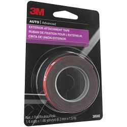 3M Auto Exterior Attachment Tape, 38582, 1/4 in x 5 ft