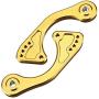 Gold JLB Metal Racing Cheetah 1/10 Brushless RC Car Parts Tail Wheel Holder EA1023